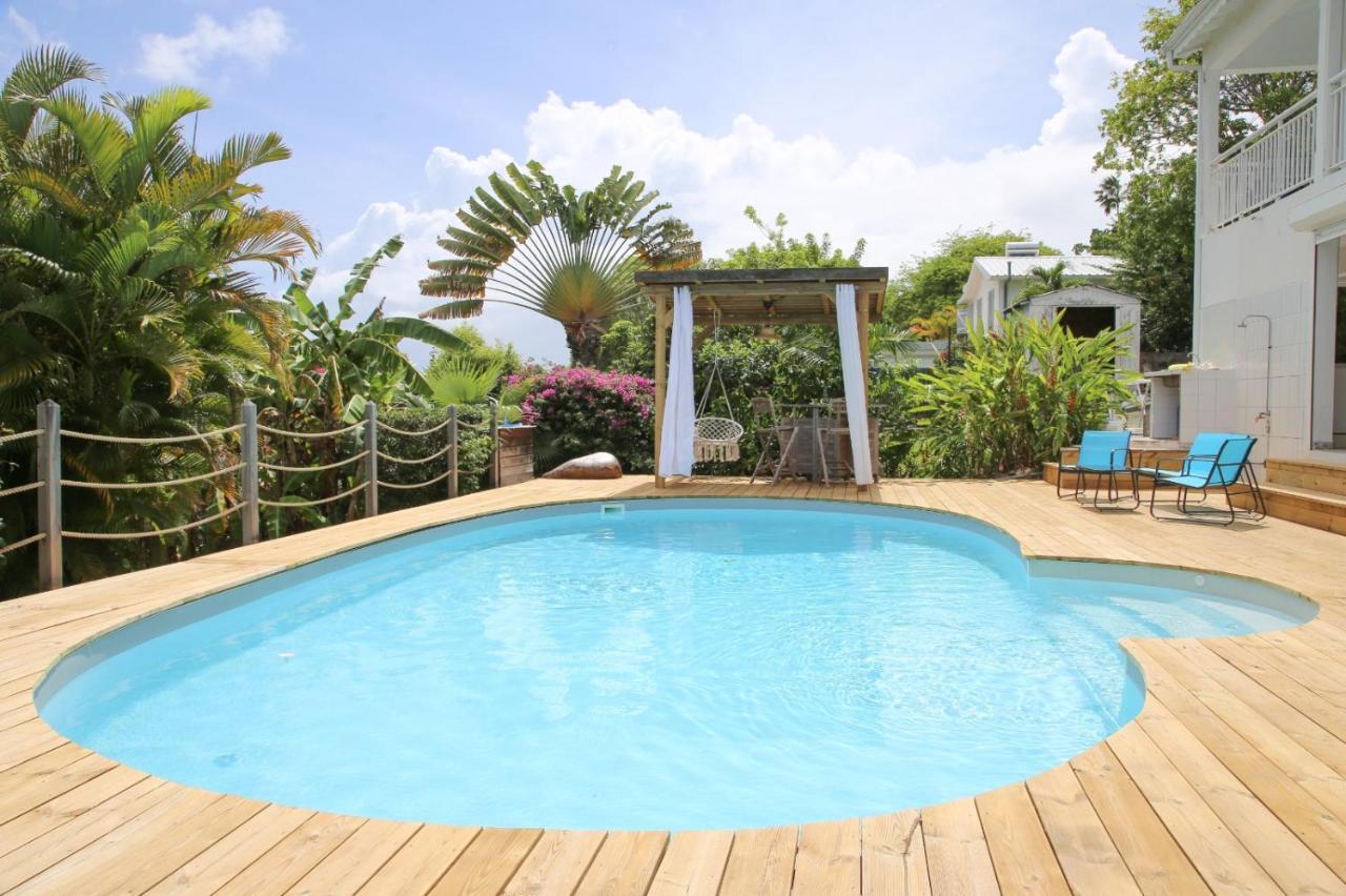 L Orchidee Bleue, Bas De Villa, Vue Mer, Piscine Privee Sainte-Anne  Dış mekan fotoğraf